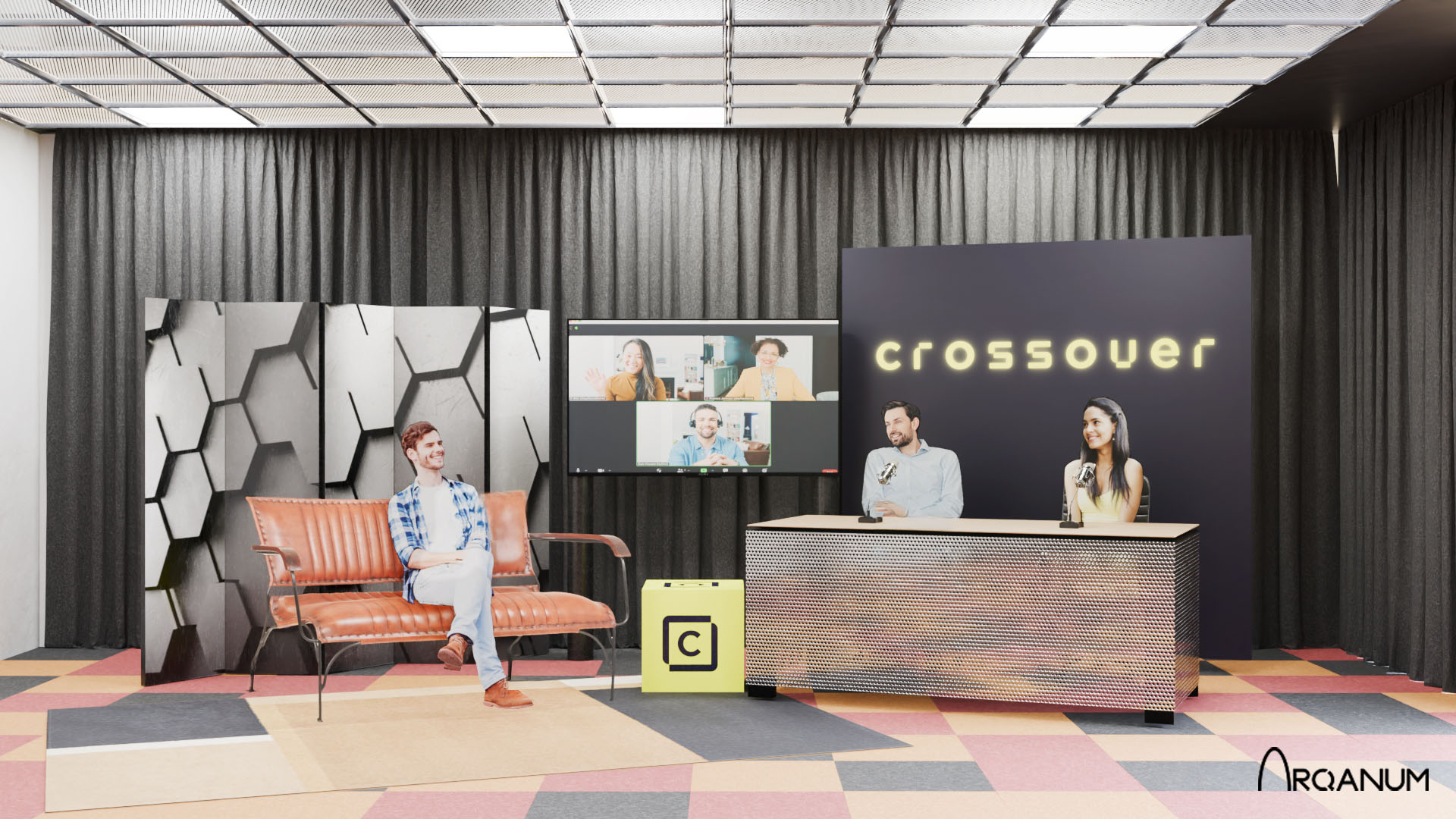 Office in Madrid, multidisciplinary set